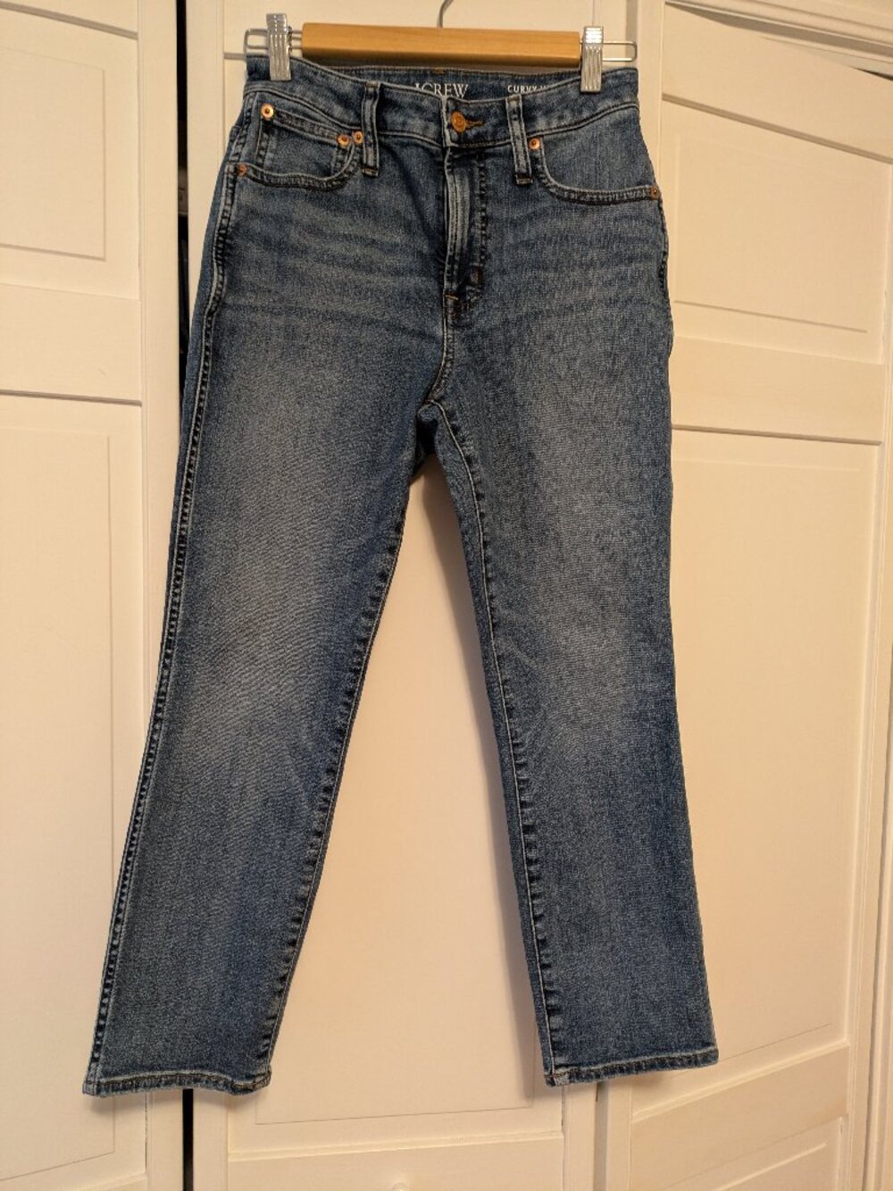 J. Crew Curvy Vintage Slim Straight womens jeans